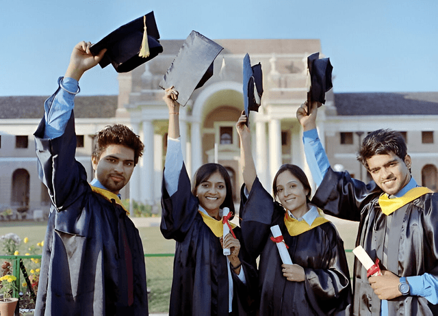 Graduates celebrating